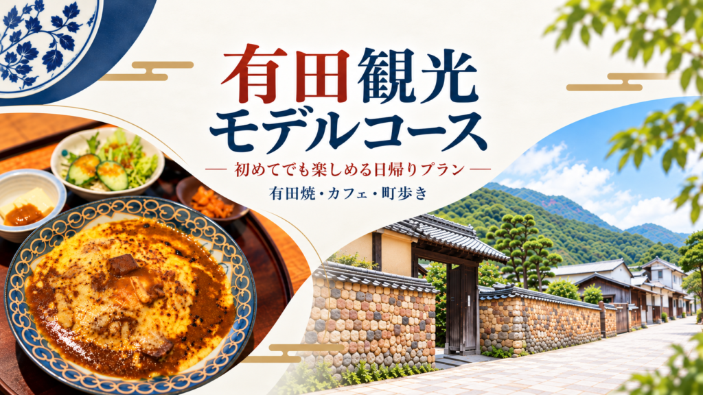 有田観光モデルコース｜有田焼・カフェ・町歩きを楽しむ日帰りプラン